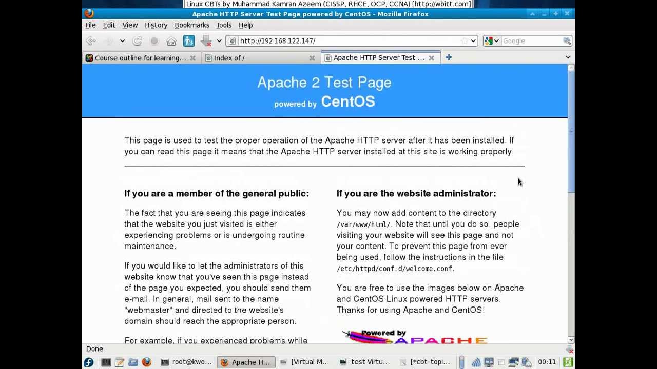 APACHE CBTs – Open Source Educational Network