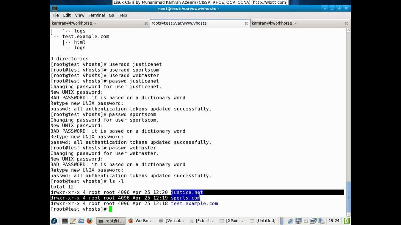 Urdu CBT Linux System Administration-003-Apache Web Server-4/5 